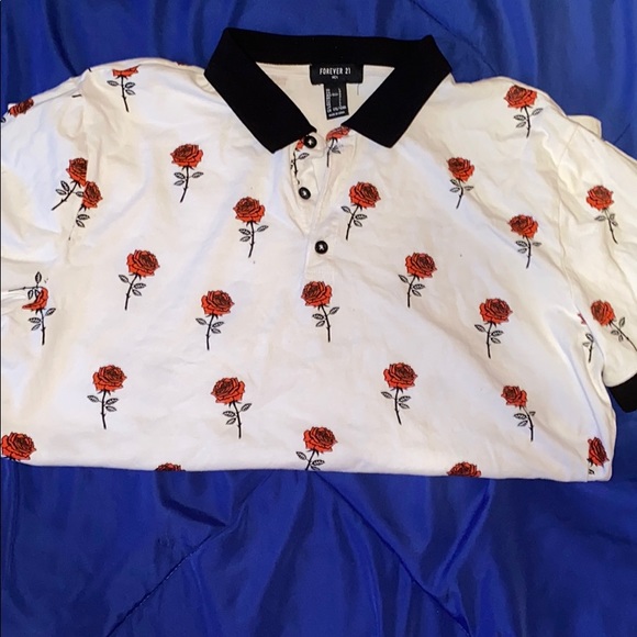 Rose collard shirt! - Picture 1 of 3